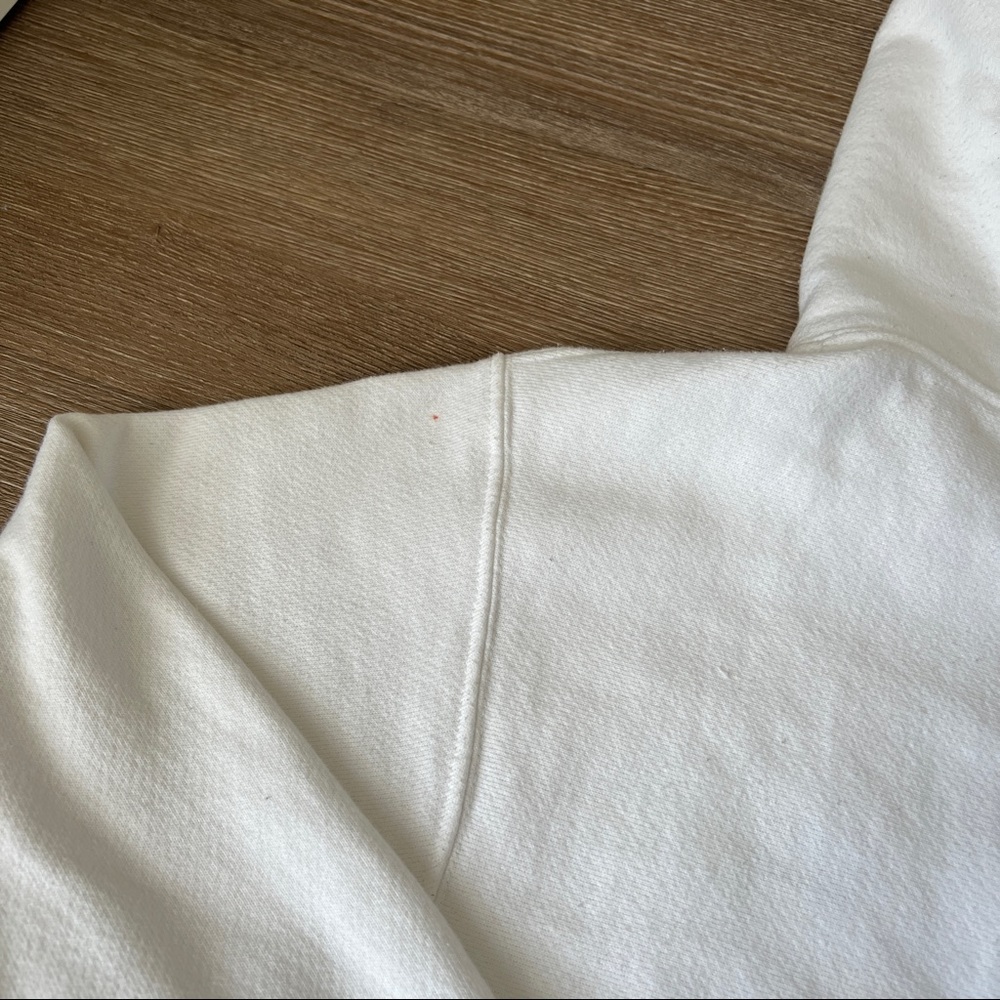 Champion Vintage Reverse Weave White Hoodie - Picture 12 of 16